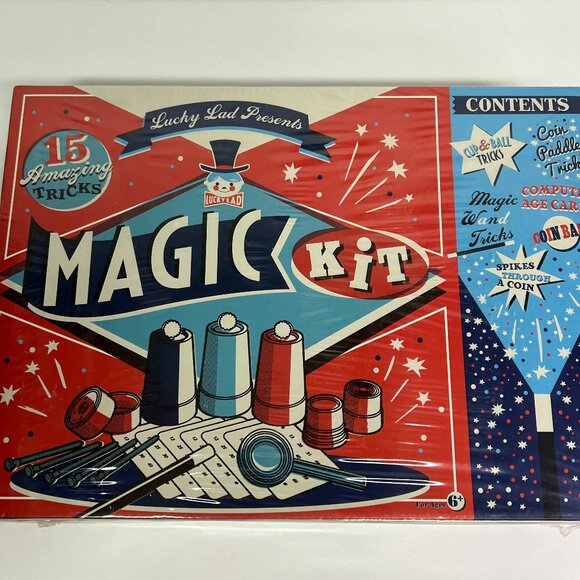 Magic Kit by Lucky Lad 15 Amazing Tricks - Picture 1 of 2